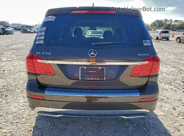 4JGDF6EE0GA698763 2016 MERCEDES-BENZ GL-CLASS Коричневый Вид сзади
