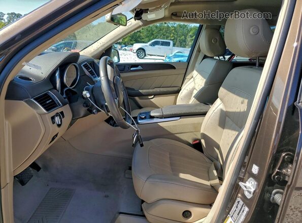 4JGDF6EE0GA698763 2016 MERCEDES-BENZ GL-CLASS Коричневый Вид салона спереди