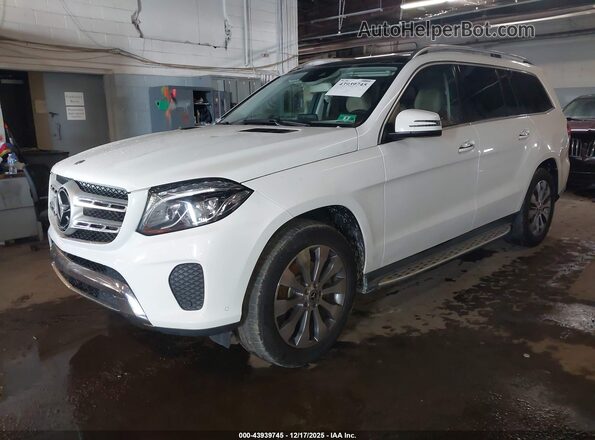 4JGDF6EE0JB023061 2018 MERCEDES-BENZ GLS 450 Белый Передняя левая четверть