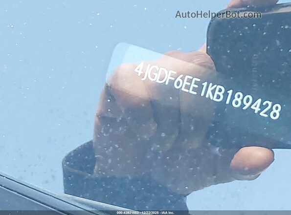 4JGDF6EE1KB189428 2019 MERCEDES-BENZ GLS 450 White 