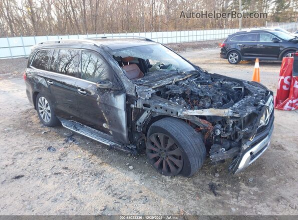 4JGDF6EE2JB132914 2018 MERCEDES-BENZ GLS 450 Черный Передняя правая четверть