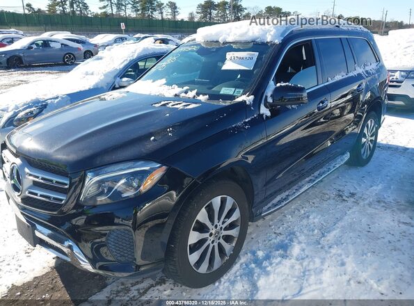 4JGDF6EE2JB153889 2018 MERCEDES-BENZ GLS 450 Черный Передняя левая четверть
