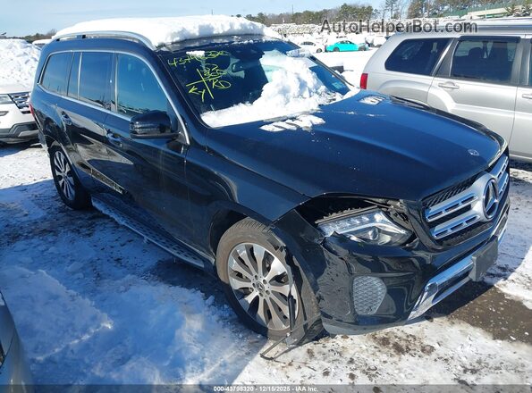 4JGDF6EE2JB153889 2018 MERCEDES-BENZ GLS 450 Черный Передняя правая четверть
