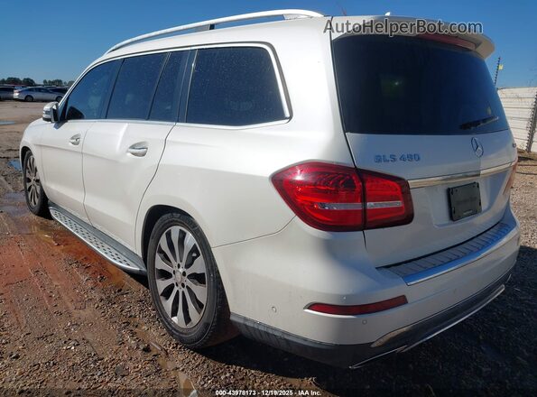 4JGDF6EE5HA770493 2017 MERCEDES-BENZ GLS 450 Белый Задняя левая четверть