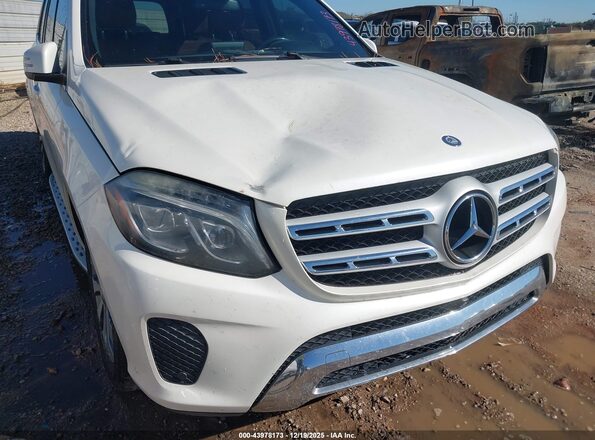 4JGDF6EE5HA770493 2017 MERCEDES-BENZ GLS 450 Белый Вид спереди