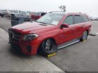 2017 Mercedes-benz Gls 450 4matic Красный vin: 4JGDF6EE5HA963761