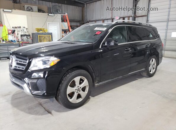 4JGDF6EE6JB137212 2018 MERCEDES-BENZ GLS Черный Передняя левая четверть