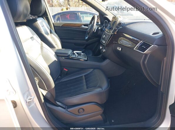 4JGDF6EE7HA902377 2017 MERCEDES-BENZ GLS 450 Серебряный Вид салона спереди