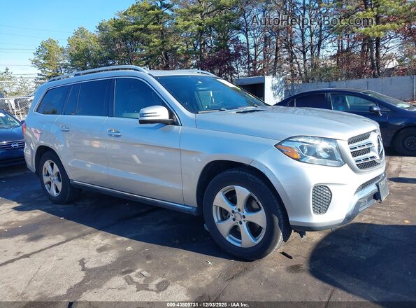 4JGDF6EE7HA902377 2017 MERCEDES-BENZ GLS 450 Серебряный Передняя правая четверть