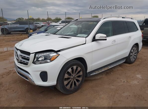 4JGDF6EE7HA910530 2017 MERCEDES-BENZ GLS 450 Белый Передняя левая четверть