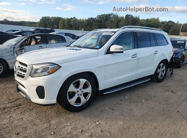 4JGDF6EE9HA749954 2017 MERCEDES-BENZ GLS Белый Передняя левая четверть