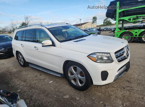 4JGDF6EE9HA749954 2017 MERCEDES-BENZ GLS Белый Передняя правая четверть