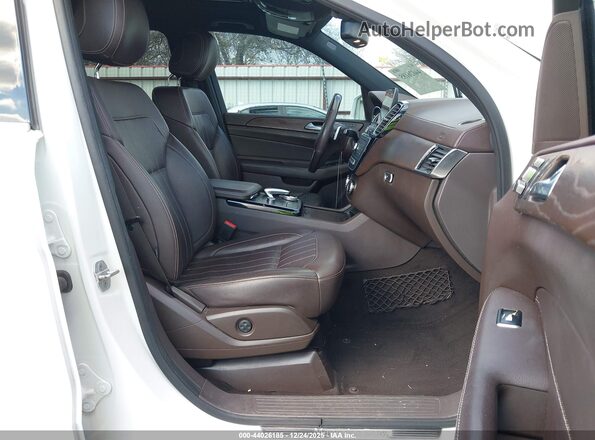 4JGDF6EEXHA779383 2017 MERCEDES-BENZ GLS 450 Белый Вид салона спереди