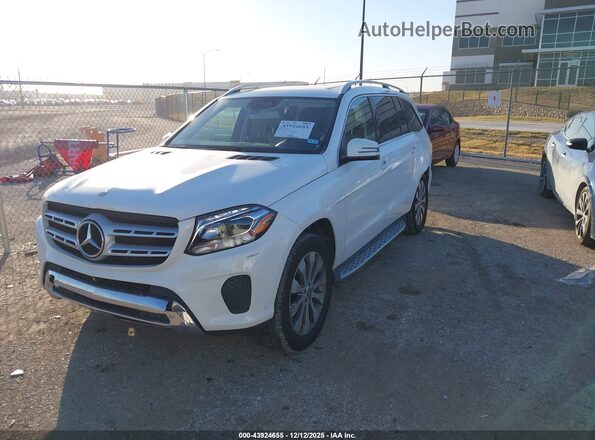 4JGDF6EEXHA945420 2017 MERCEDES-BENZ GLS 450 White წინა მარცხენა ხედი სამი მეოთხედიდან