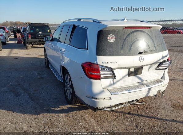 4JGDF6EEXHA945420 2017 MERCEDES-BENZ GLS 450 White უკანა მარცხენა