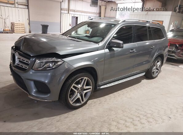 4JGDF7DE0HA919237 2017 MERCEDES-BENZ GLS 550 Gray Передня ліва чверть