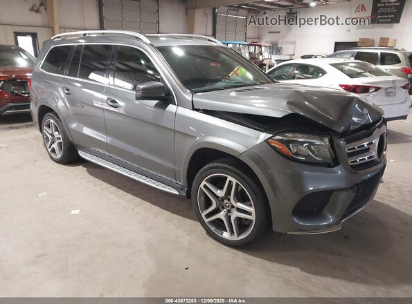 4JGDF7DE0HA919237 2017 MERCEDES-BENZ GLS 550 Gray Передня права чверть