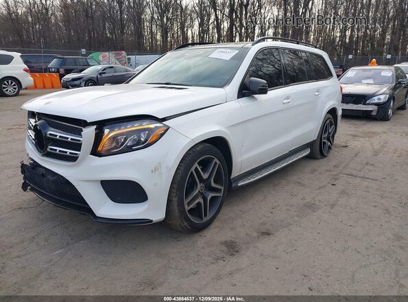 4JGDF7DE0JB002640 2018 MERCEDES-BENZ GLS 550 Белый Передняя левая четверть