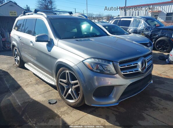 4JGDF7DE5HA772400 2017 MERCEDES-BENZ GLS 550 Серый Передняя правая четверть