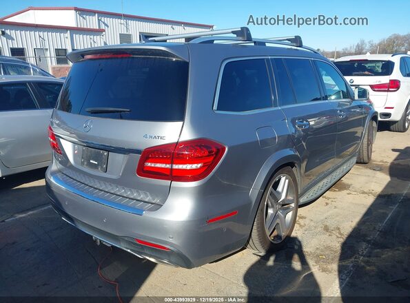 4JGDF7DE5HA772400 2017 MERCEDES-BENZ GLS 550 Серый Задняя правая четверть