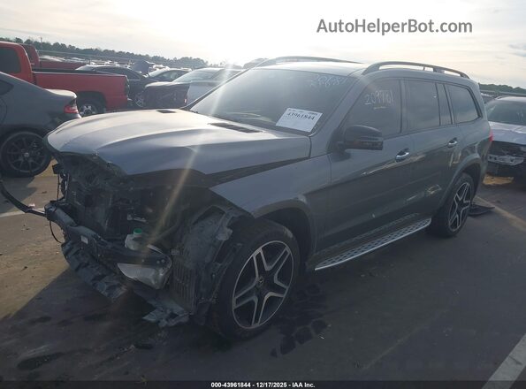 4JGDF7DE5KB233499 2019 MERCEDES-BENZ GLS 550 Серый Передняя левая четверть
