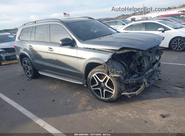 4JGDF7DE5KB233499 2019 MERCEDES-BENZ GLS 550 Серый Передняя правая четверть