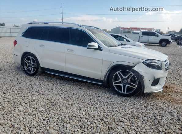 4JGDF7DE6KB198701 2019 MERCEDES-BENZ GLS Белый Передняя правая четверть