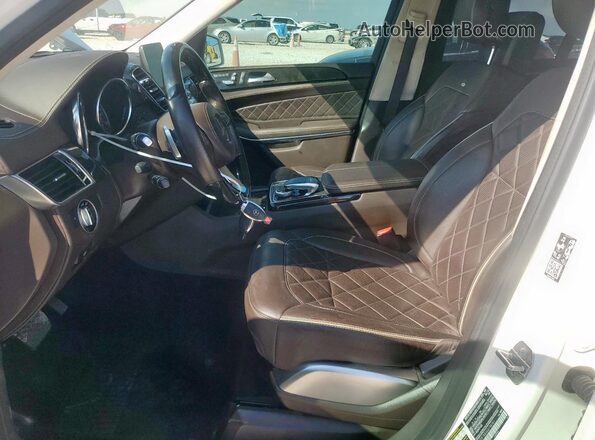 4JGDF7DE6KB198701 2019 MERCEDES-BENZ GLS Белый Вид салона спереди