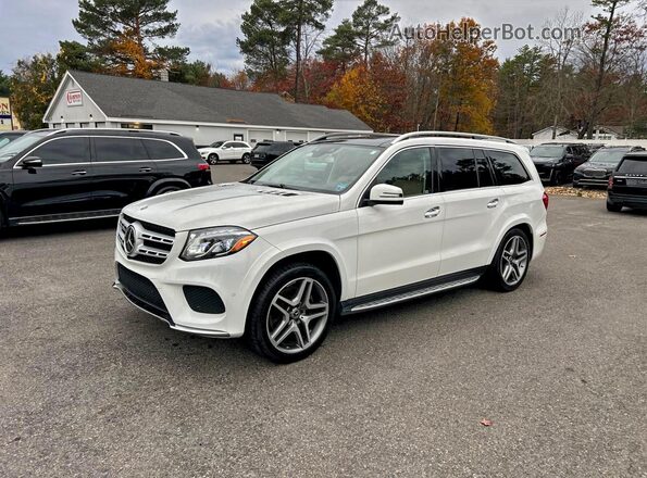 4JGDF7DE7JB046604 2018 MERCEDES-BENZ GLS Белый Передняя левая четверть
