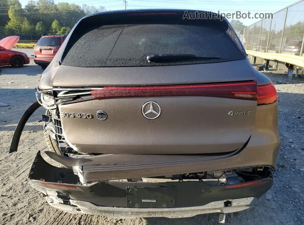 4JGDM2EB8RA032659 2024 MERCEDES-BENZ EQS Коричневый Вид сзади
