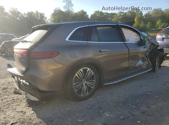 4JGDM2EB8RA032659 2024 MERCEDES-BENZ EQS Коричневый Задняя правая четверть