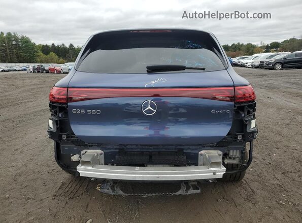 4JGDM4EB1PA017221 2023 MERCEDES-BENZ EQS Blue Widok z tyłu
