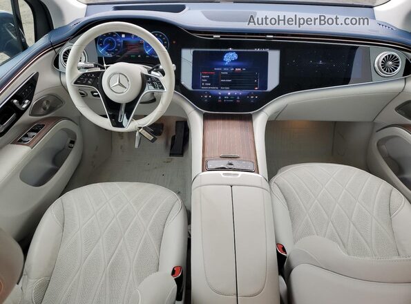 4JGDM4EB1PA017221 2023 MERCEDES-BENZ EQS Blue Widok deski rozdzielczej