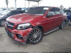 2019 Mercedes-benz Amg Gle 43 Coupe 4matic Burgundy vin: 4JGED6EB0KA142137