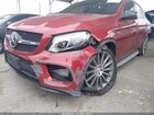 2019 Mercedes-benz Amg Gle 43 Coupe 4matic Burgundy vin: 4JGED6EB0KA142137