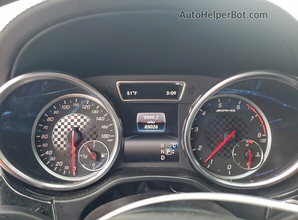 4JGED6EB1KA147816 2019 MERCEDES-BENZ GLE Black Widok zestawu wskaźników