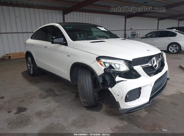 4JGED6EB2KA155617 2019 MERCEDES-BENZ AMG GLE 43 COUPE Белый Передняя правая четверть