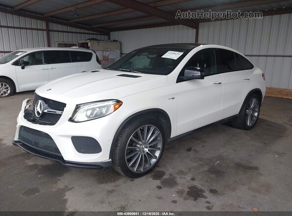 4JGED6EB2KA155617 2019 MERCEDES-BENZ AMG GLE 43 COUPE Белый Передняя левая четверть