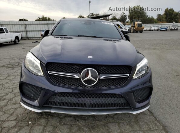 4JGED6EB5GA047726 2016 MERCEDES-BENZ GLE Синий Вид спереди