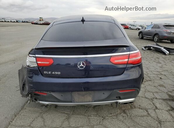 4JGED6EB5GA047726 2016 MERCEDES-BENZ GLE Синий Вид сзади