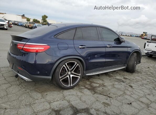 4JGED6EB5GA047726 2016 MERCEDES-BENZ GLE Синий Задняя правая четверть