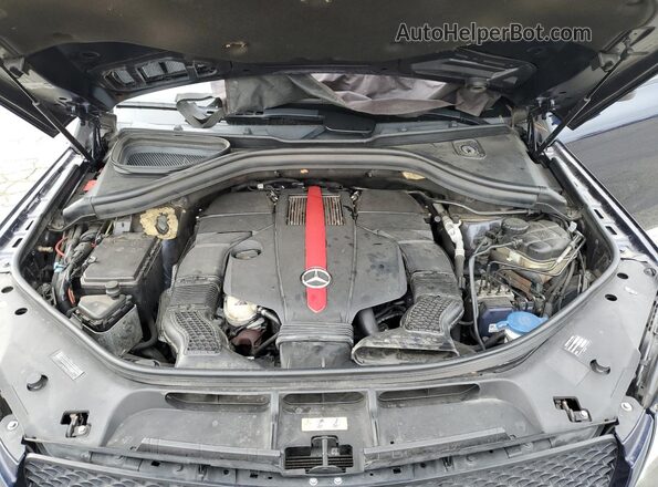 4JGED6EB5GA047726 2016 MERCEDES-BENZ GLE Синий Вид задней части салона