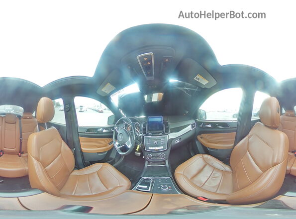 4JGED6EB5GA047726 2016 MERCEDES-BENZ GLE Синий Панорамный вид салона 360°