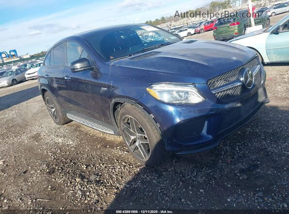 4JGED6EB5KA135667 2019 MERCEDES-BENZ AMG GLE 43 COUPE Blue Przód prawy