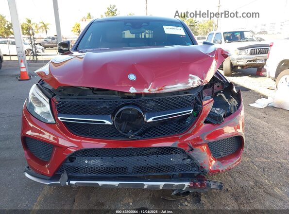 4JGED6EB7GA035948 2016 MERCEDES-BENZ GLE 450 AMG COUPE Red Вид щитка приладів