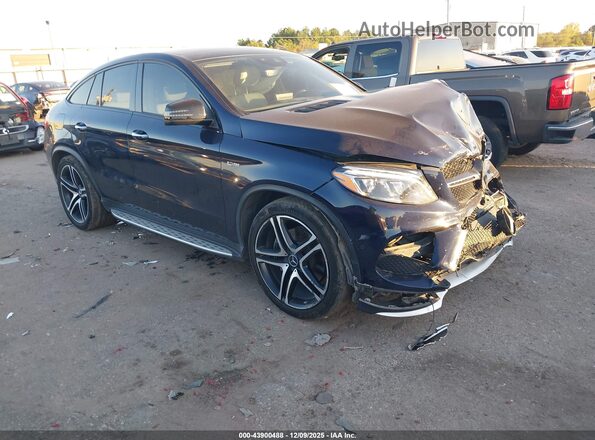 4JGED6EB8HA053277 2017 MERCEDES-BENZ AMG GLE 43 COUPE Dark Blue Передняя правая четверть
