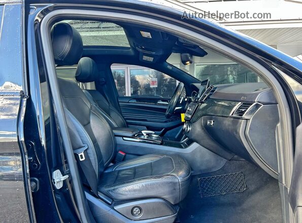 4JGED6EB9HA076602 2017 MERCEDES-BENZ GLE Черный Вид сзади