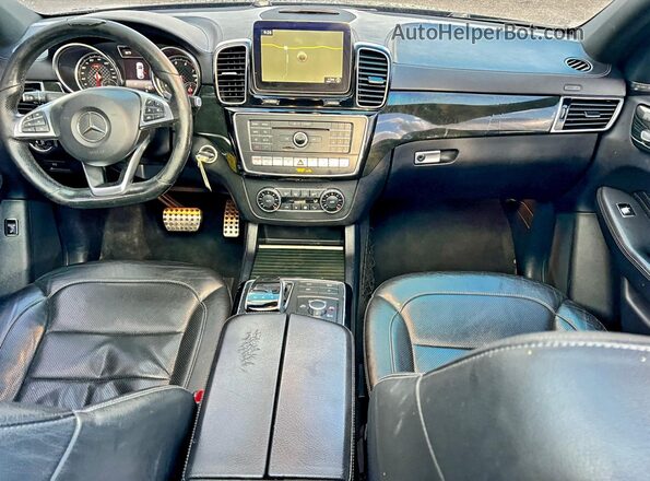 4JGED6EB9HA076602 2017 MERCEDES-BENZ GLE Черный Вид задних сидений
