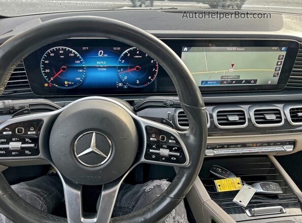 4JGFB4JB3LA097443 2020 MERCEDES-BENZ GLE White Vista interior delantera