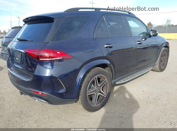 4JGFB4JE4NA660481 2022 MERCEDES-BENZ GLE 350 Dark Blue Задня права чверть